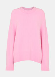 Textured Boyfriend Crew Neck