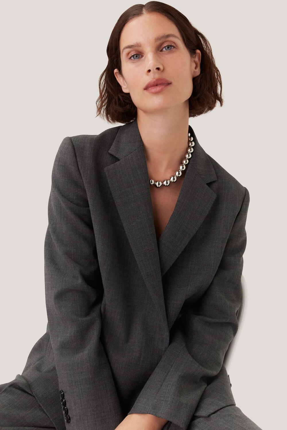 Natalie Wool Blend Blazer