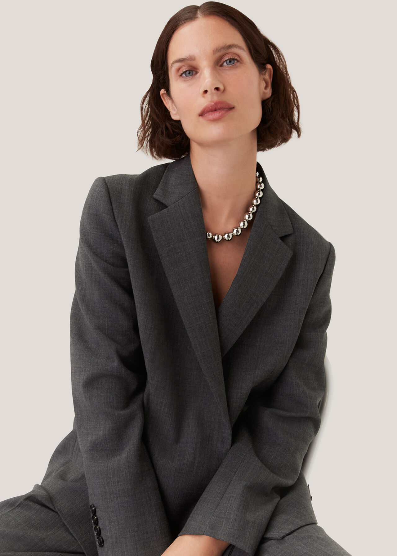 Natalie Wool Blend Blazer
