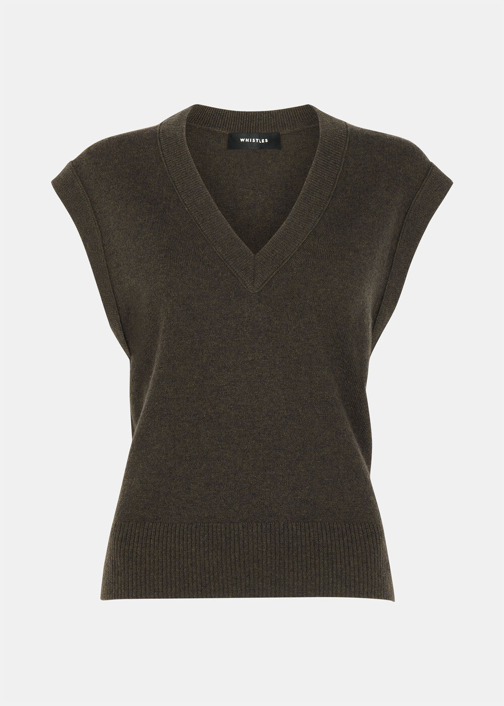 Wool V Neck Tank