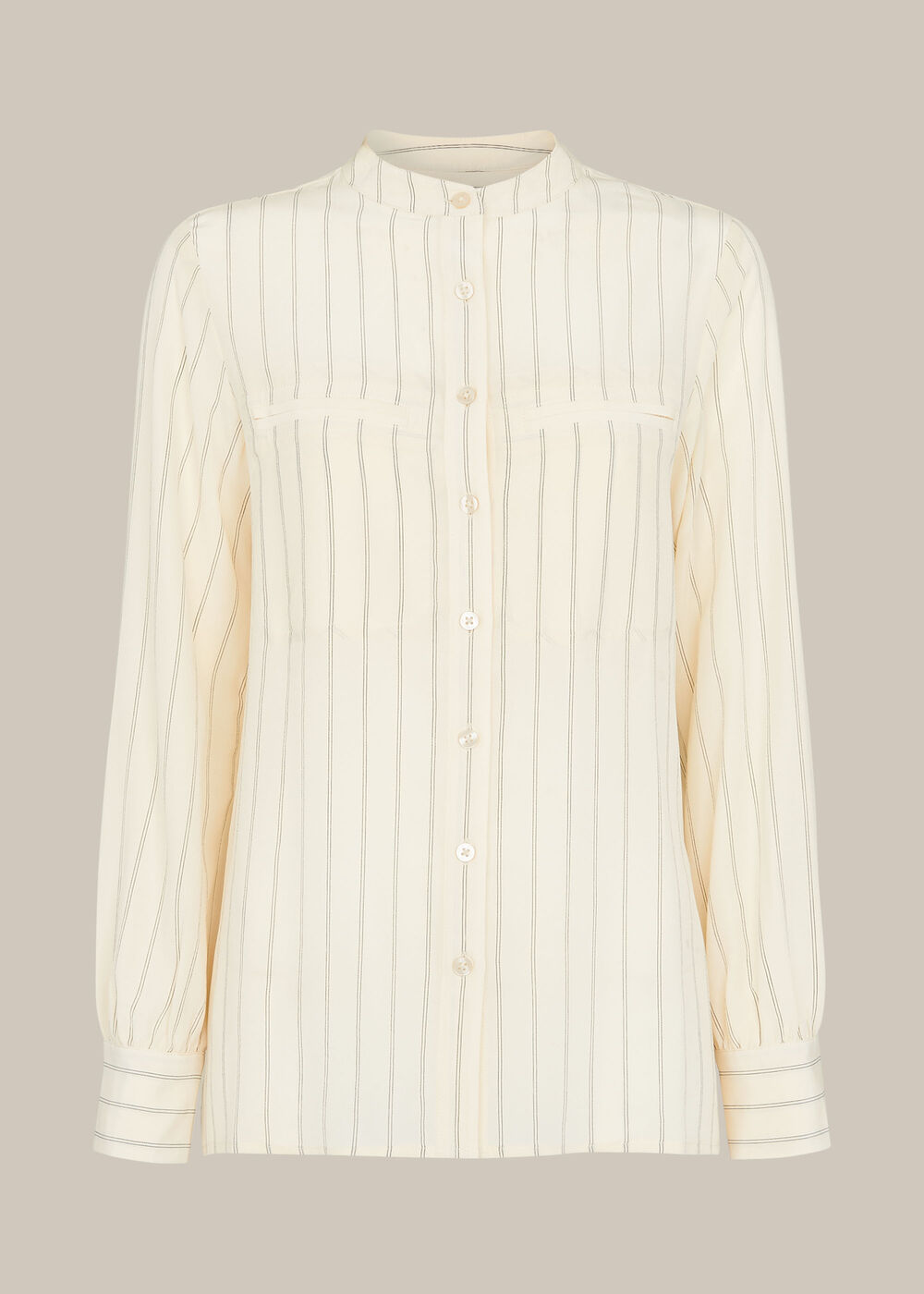 Stripe Silk Shirt