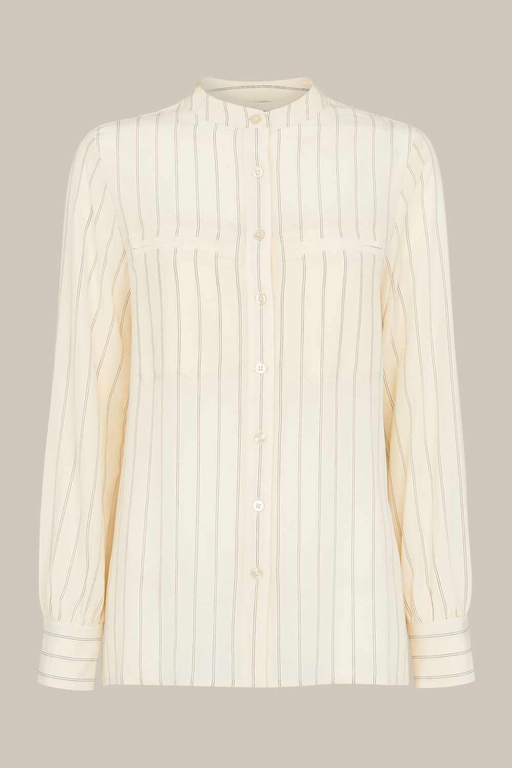 Stripe Silk Shirt