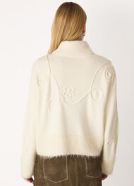Wool Embroidered Floral Jumper