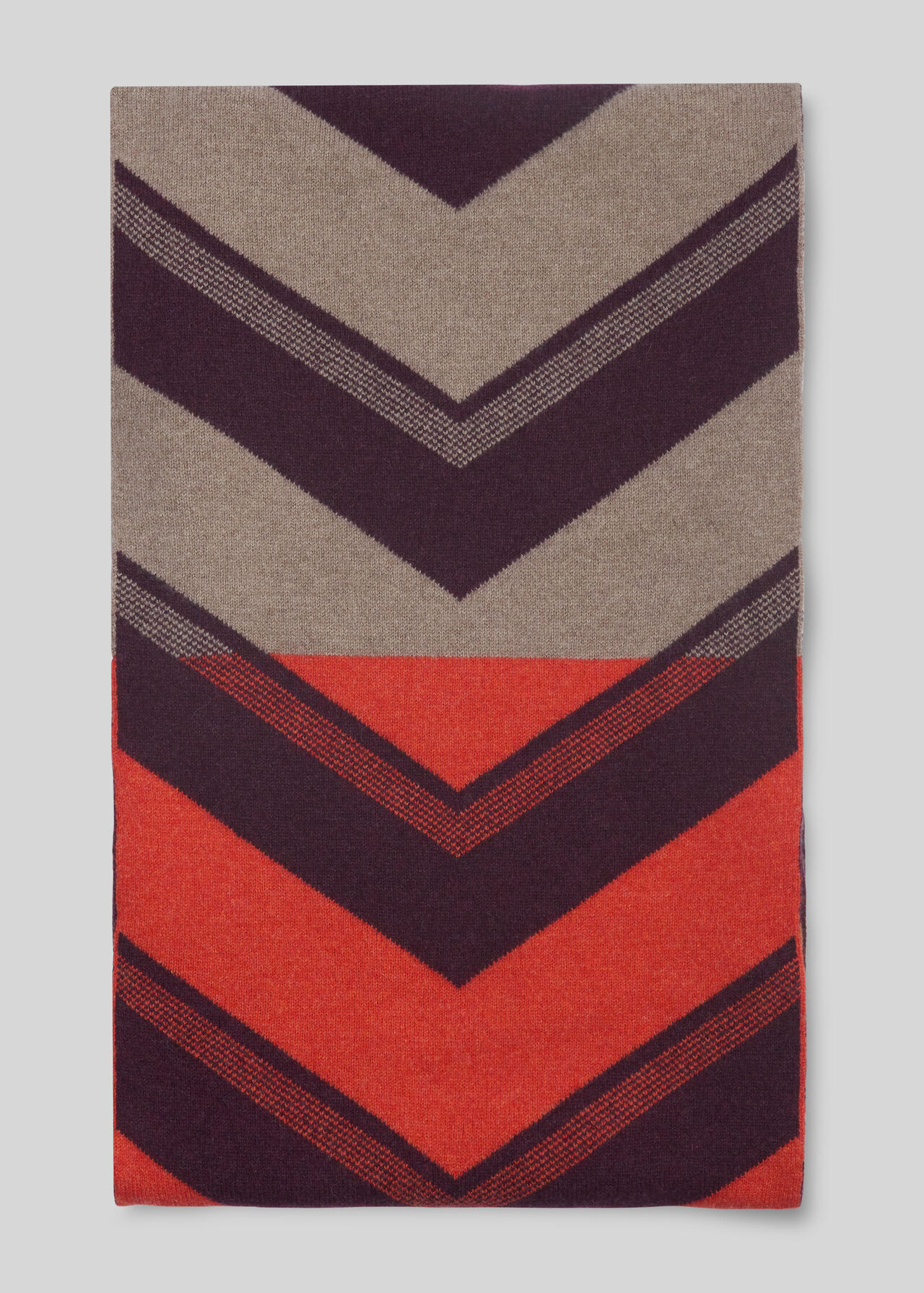 Green Thomas Chevron Scarf Multicolour