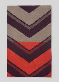 Green Thomas Chevron Scarf Multicolour