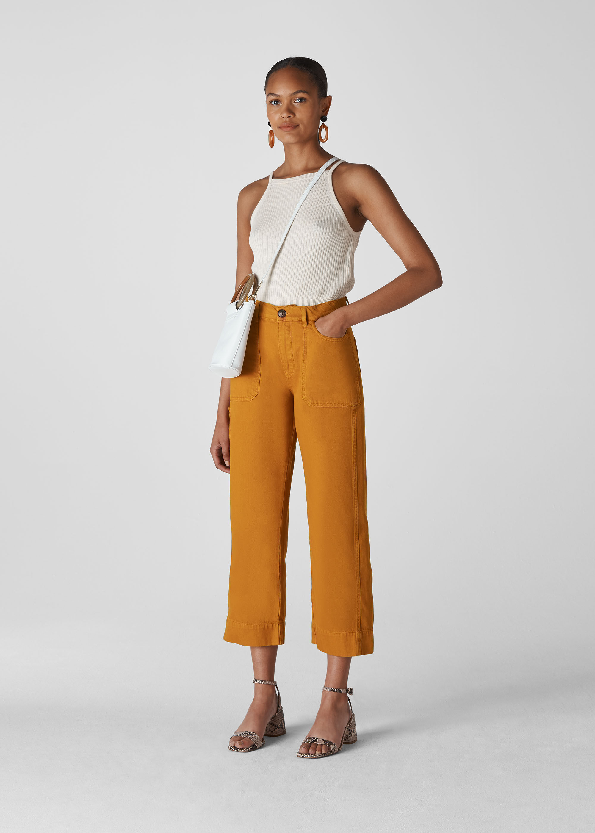 Mustard Cargo Pocket Trouser