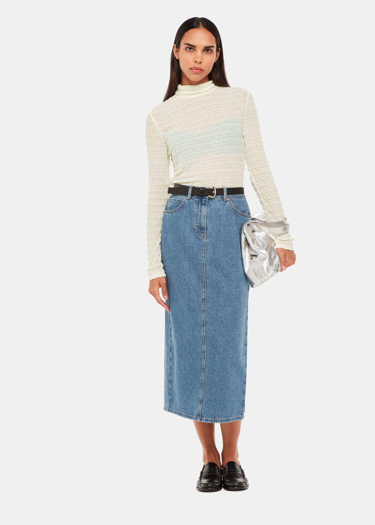 Texture Ruched Top
