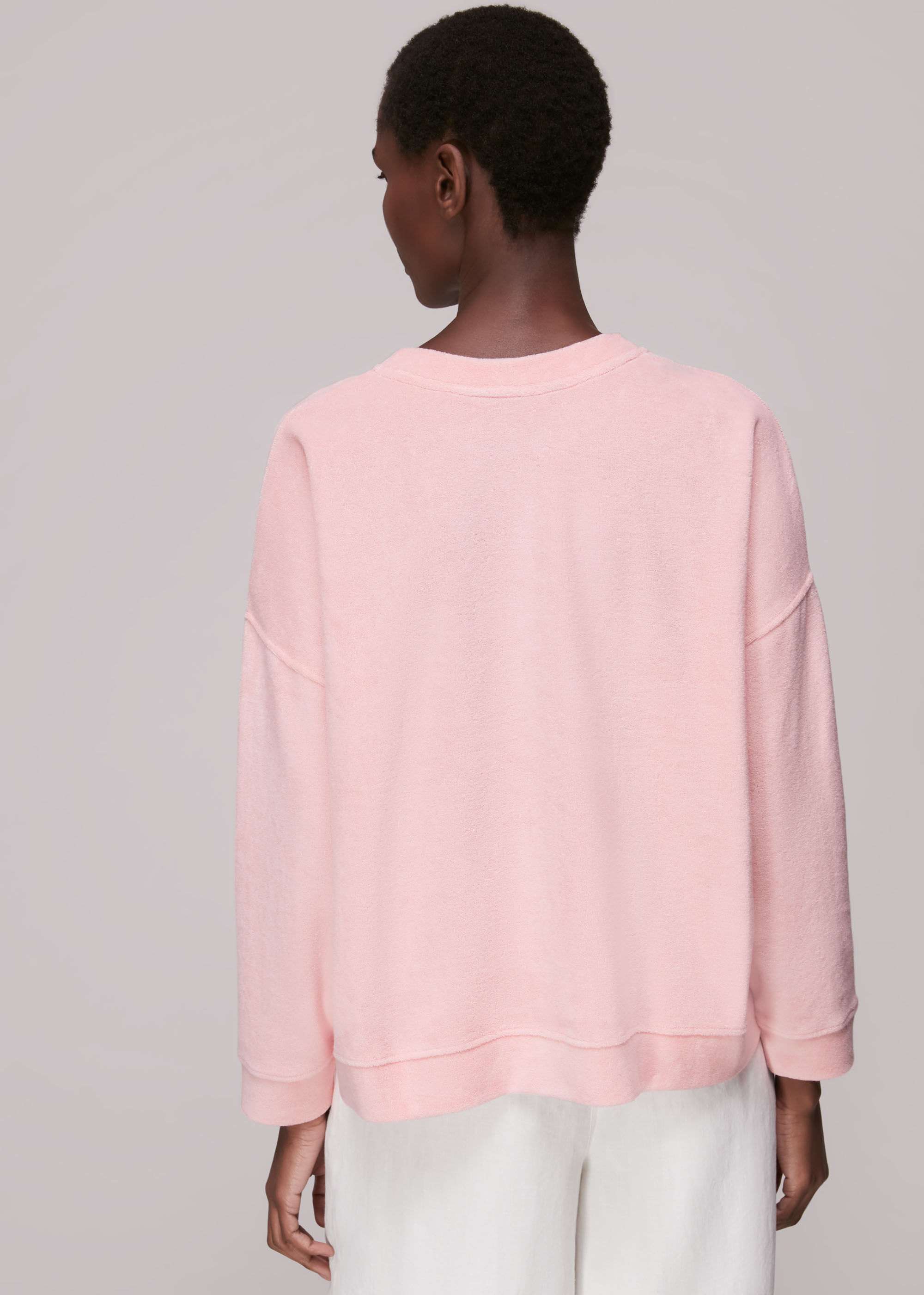 Whistles 2025 pink sweatshirt