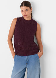 Chunky Cotton Pointelle Tank