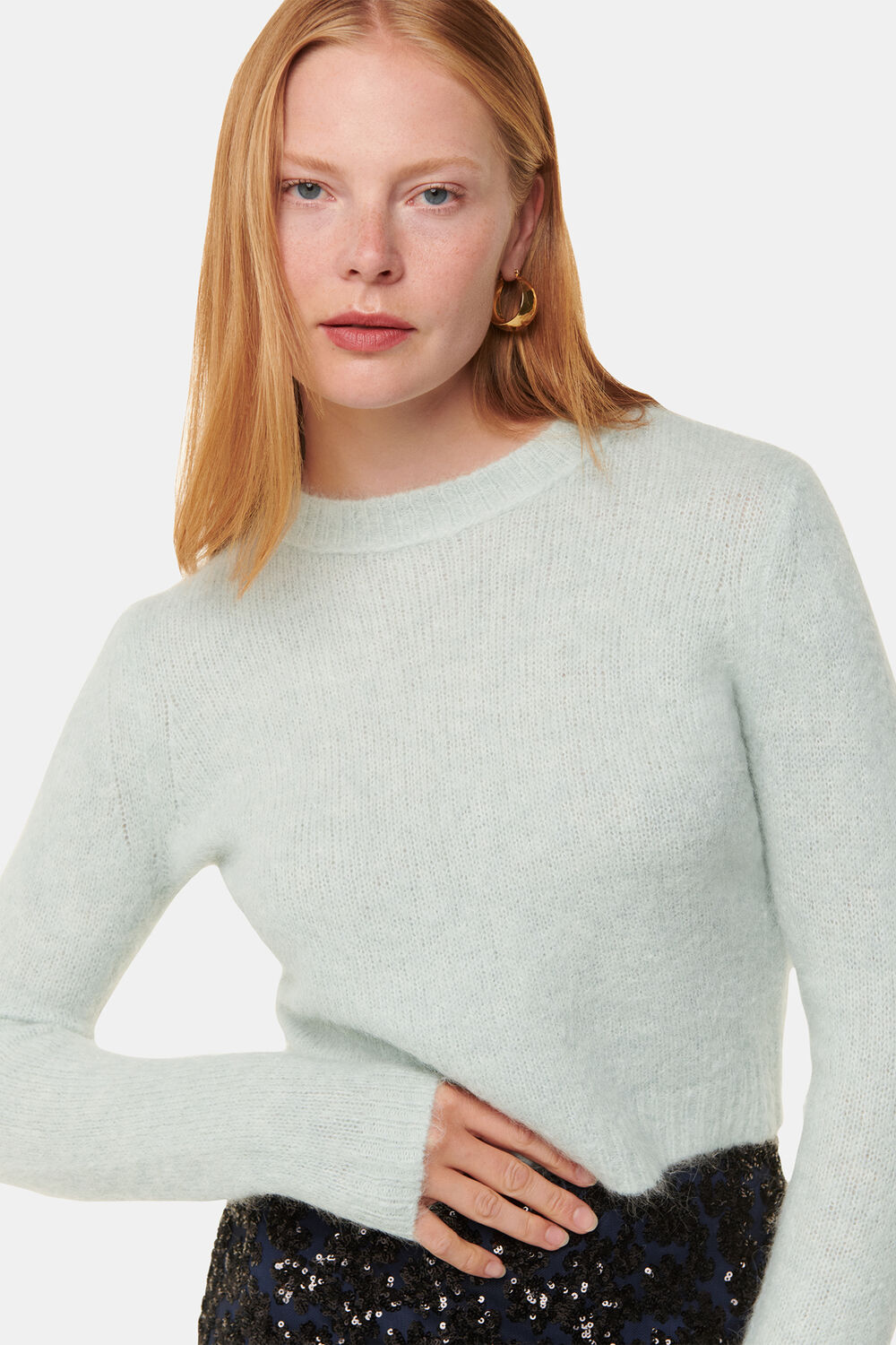 Alpaca Mix Fluffy Knit