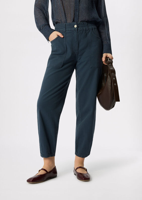 Navy Tessa Casual Pants&nbsp;