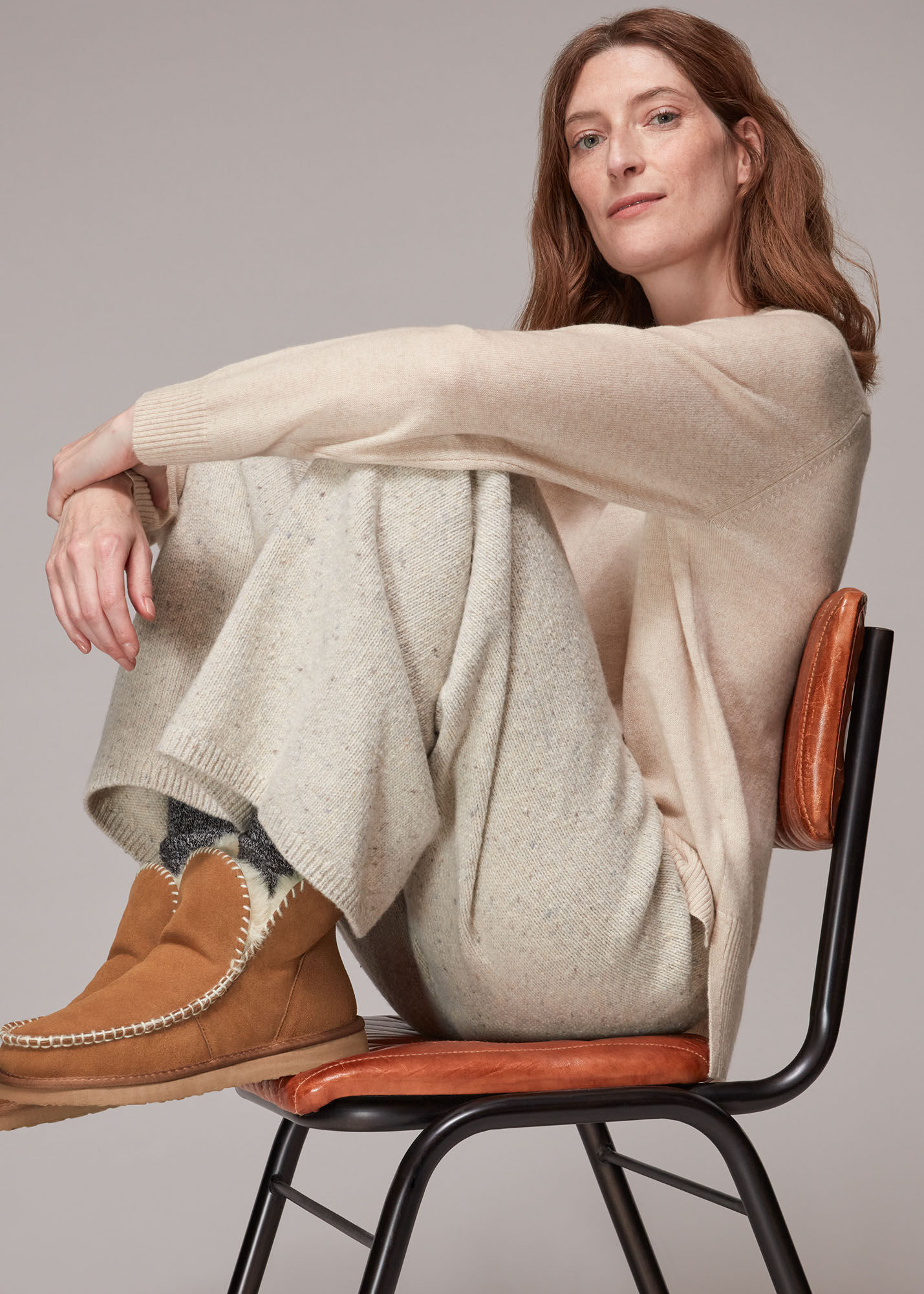 Tan Romy Slipper Boot WHISTLES Whistles UK