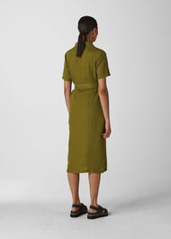 Bella Linen Shirt Dress