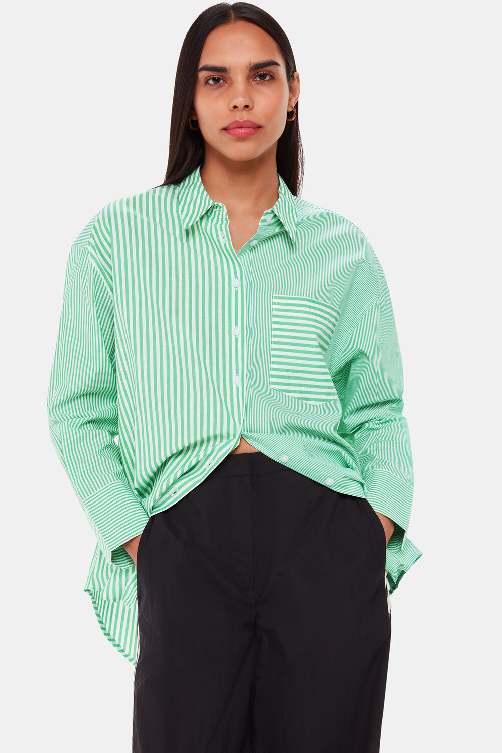 Millie Stripe Oversized Shirt