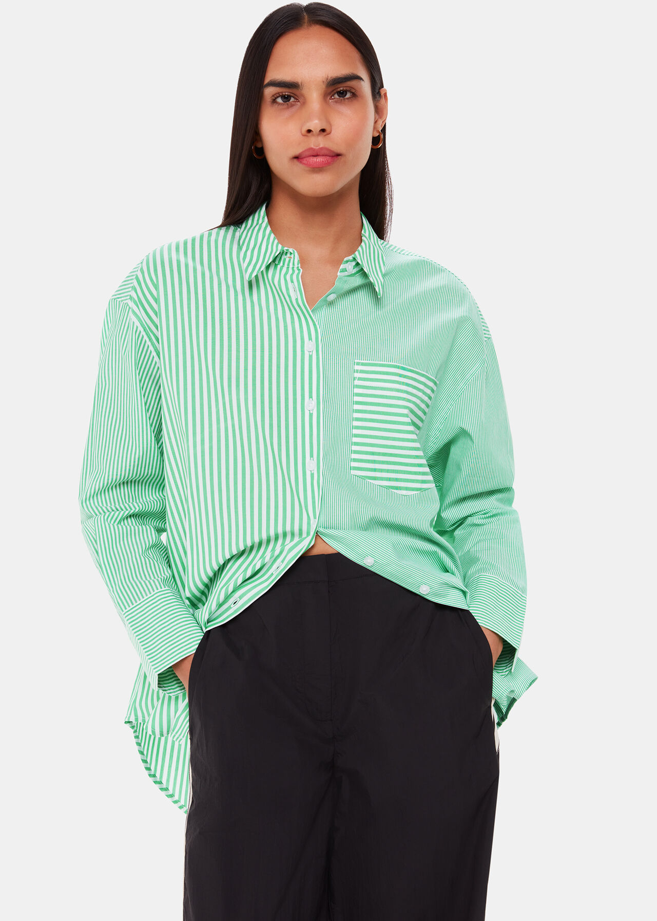 Millie Stripe Oversized Shirt