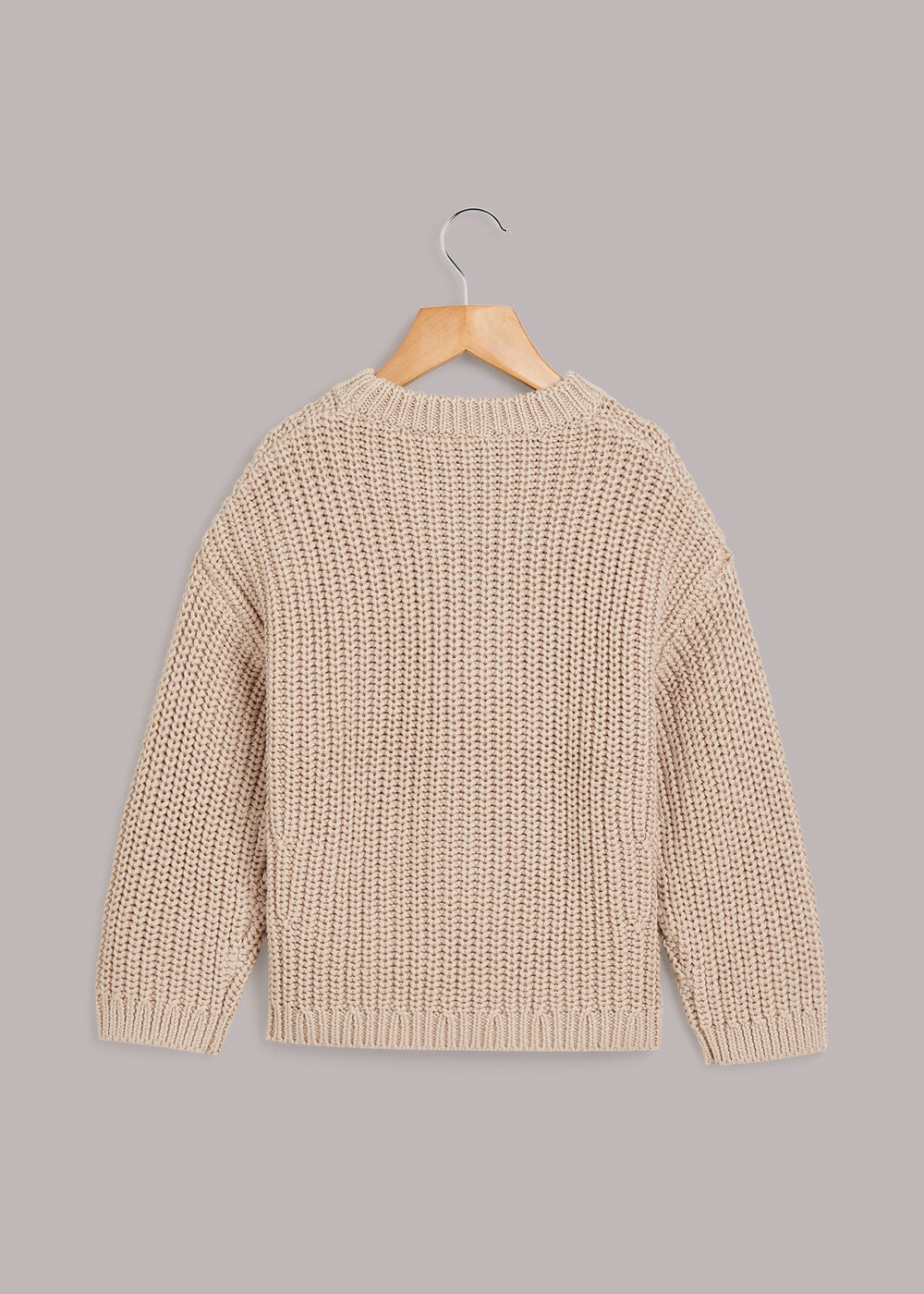 Chunky Cotton Rib Sweater