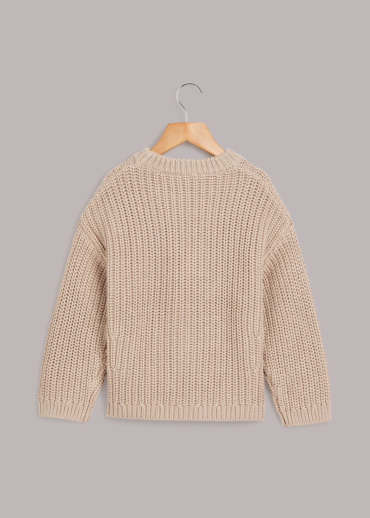Chunky Cotton Rib Sweater