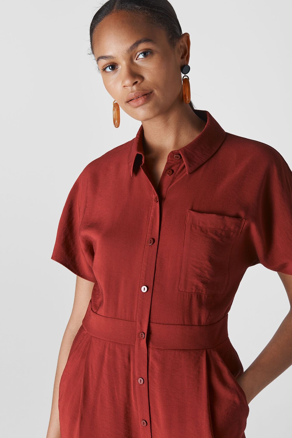 Lucilia Jumpsuit Burgundy