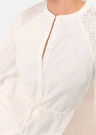 Broderie Midi Dress