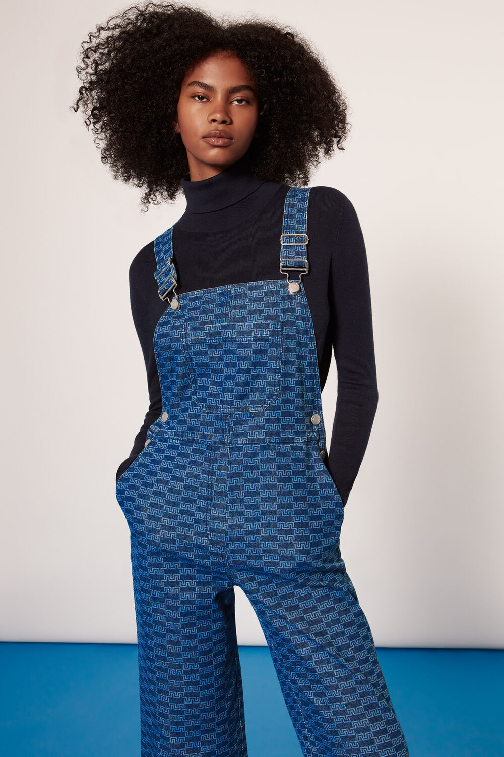 Tangle Check Denim Dungaree