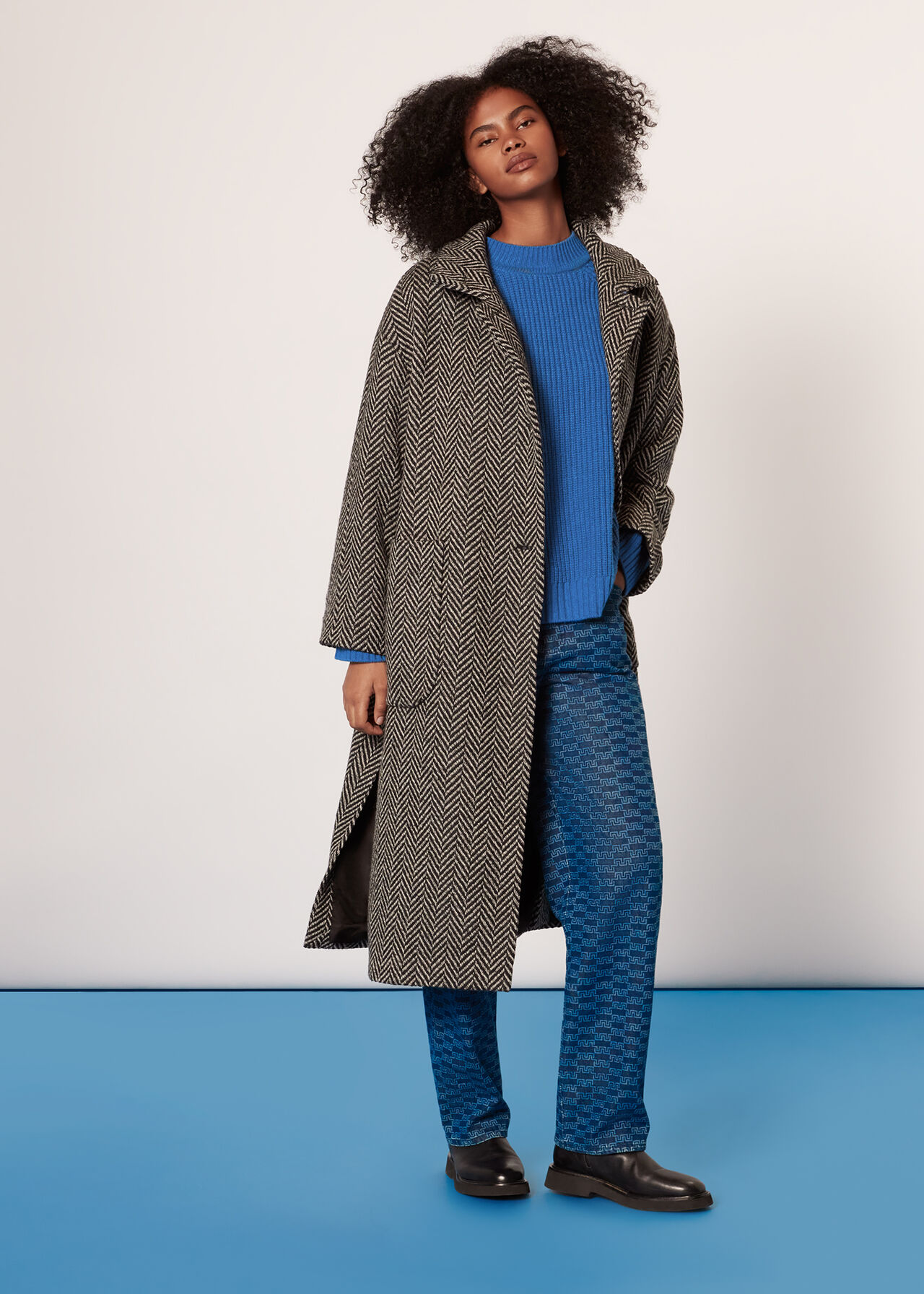 Fringe Sleeve Cable Sweater