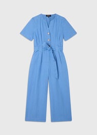 Fiona Linen Button Jumpsuit