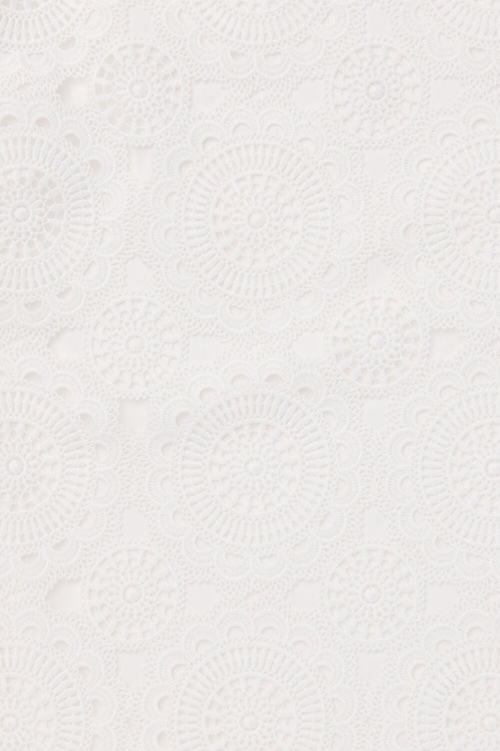 White Lace Column Midi Skirt