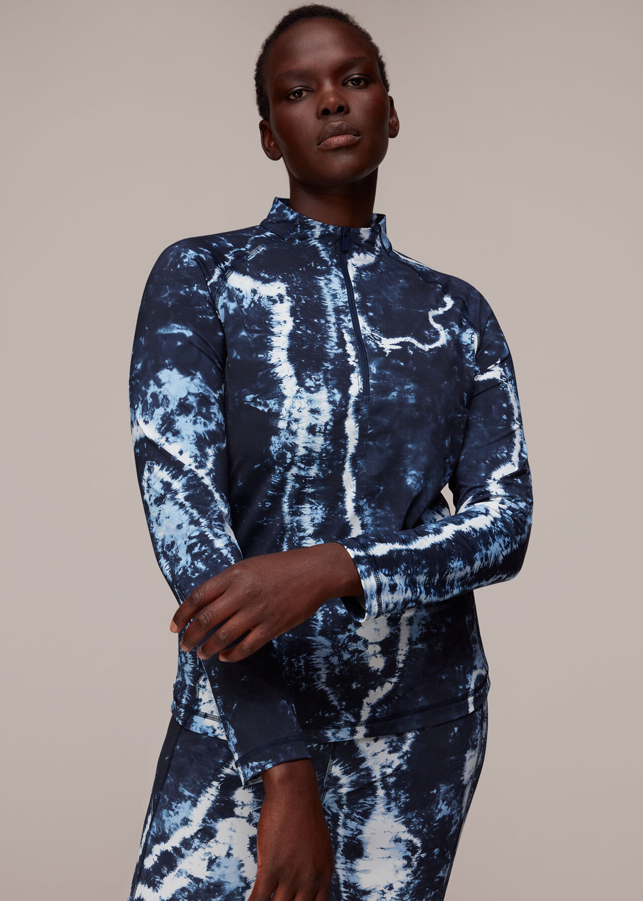Tie Dye Layer Sports Top