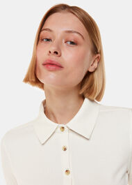 Grace Ribbed Polo