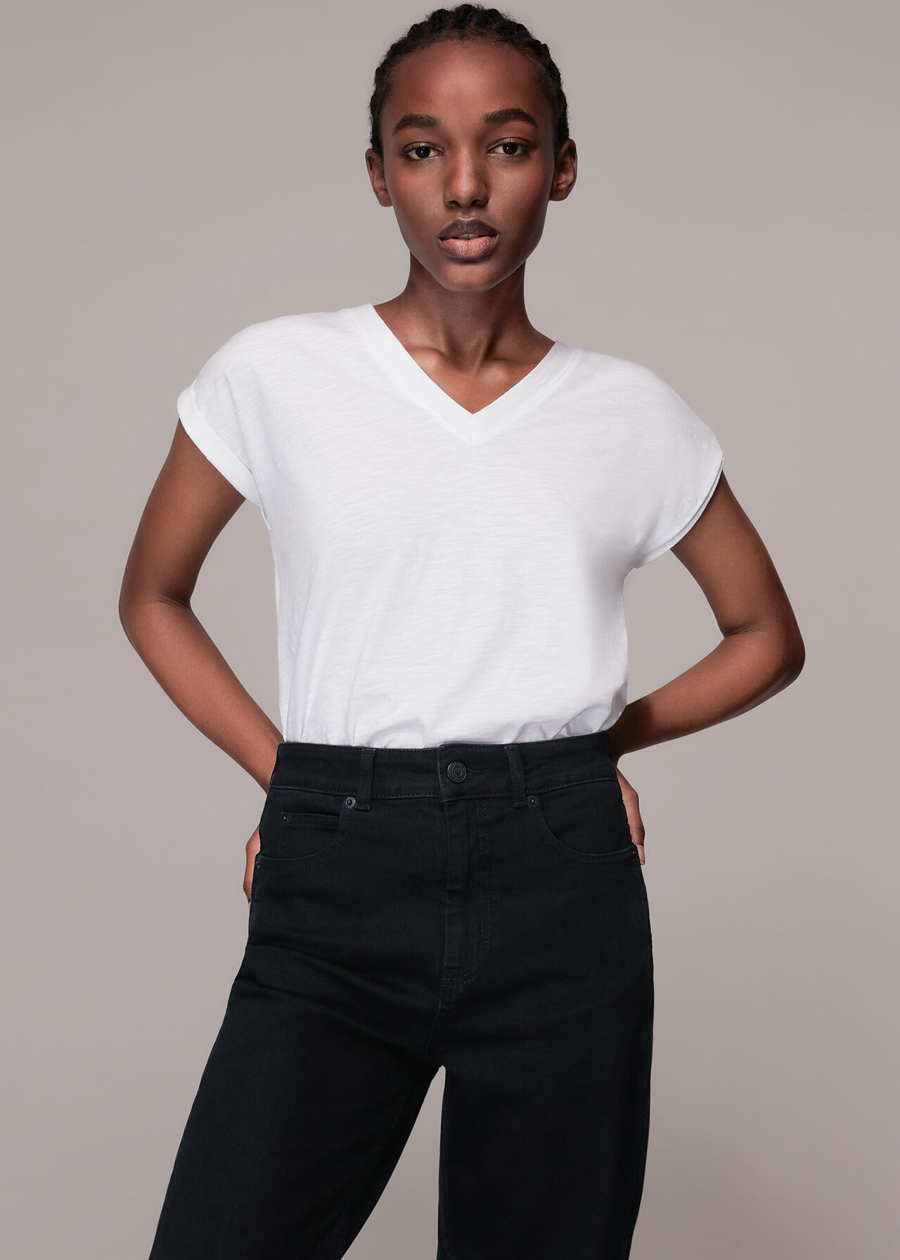 Stretch Barrel Leg Jean
