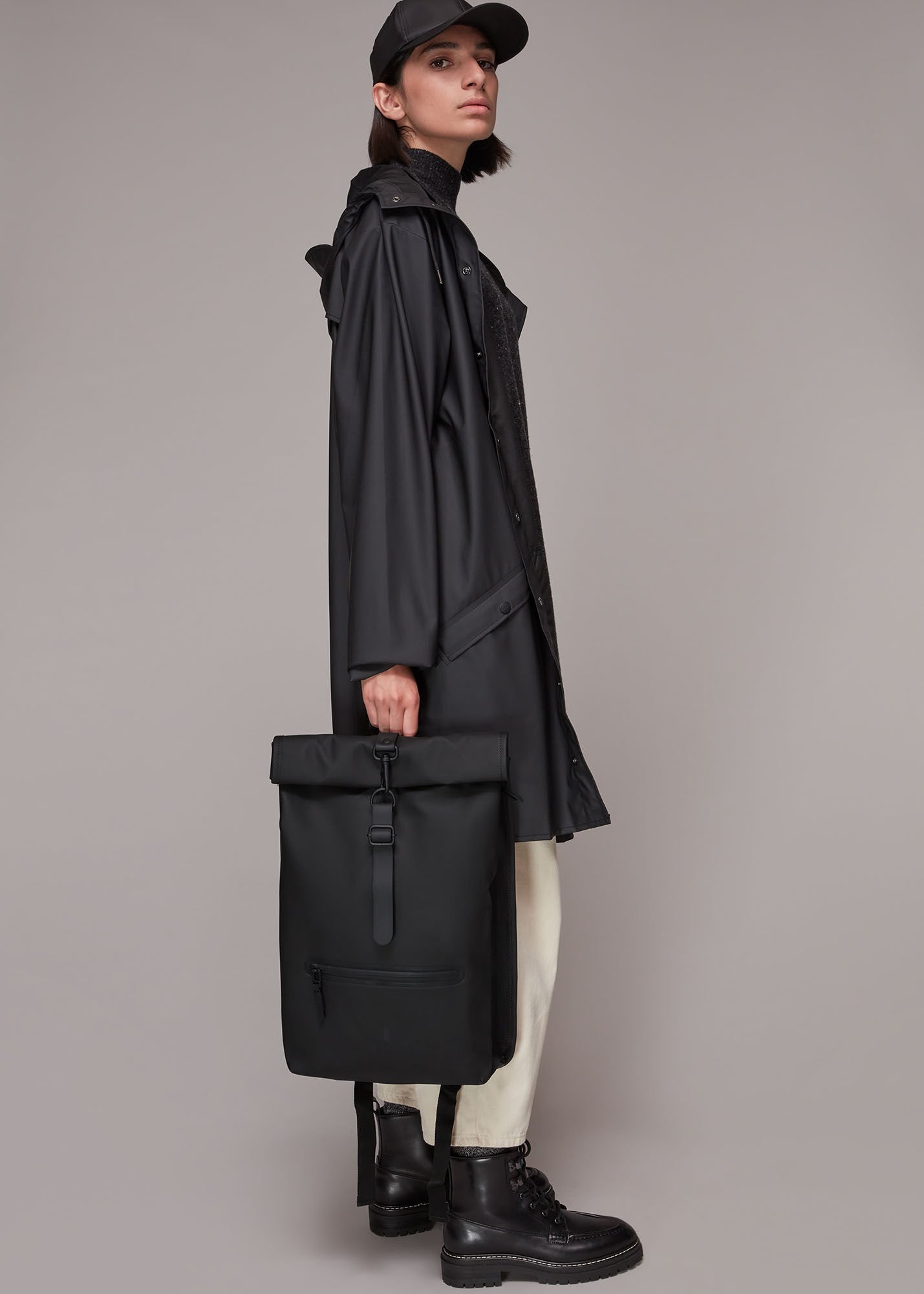 Rains Roll Top Rucksack