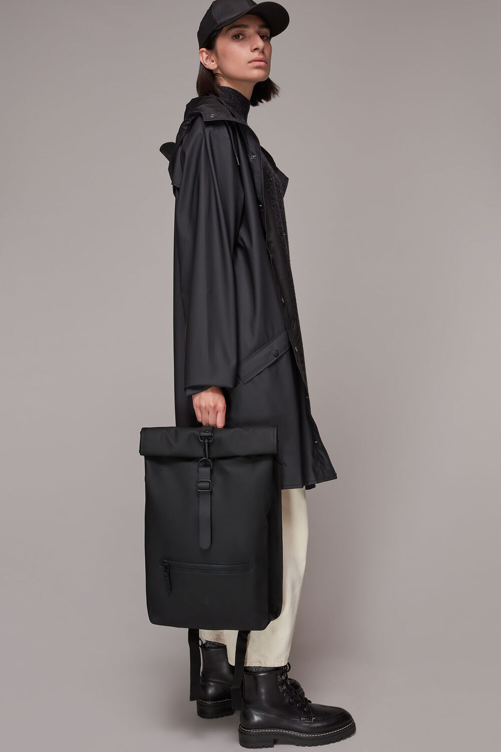 Rains Roll Top Rucksack