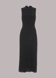 Maya Plisse Midi Dress