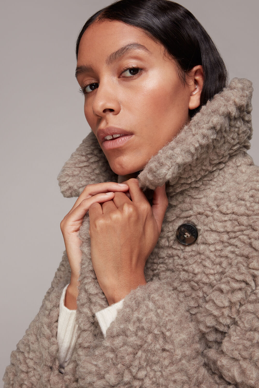 Lottie Teddy Wool Coat