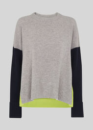 Colour Block Merino Knit