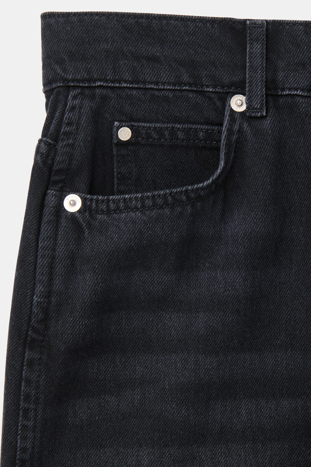 Black Authentic Barrel Leg Jean