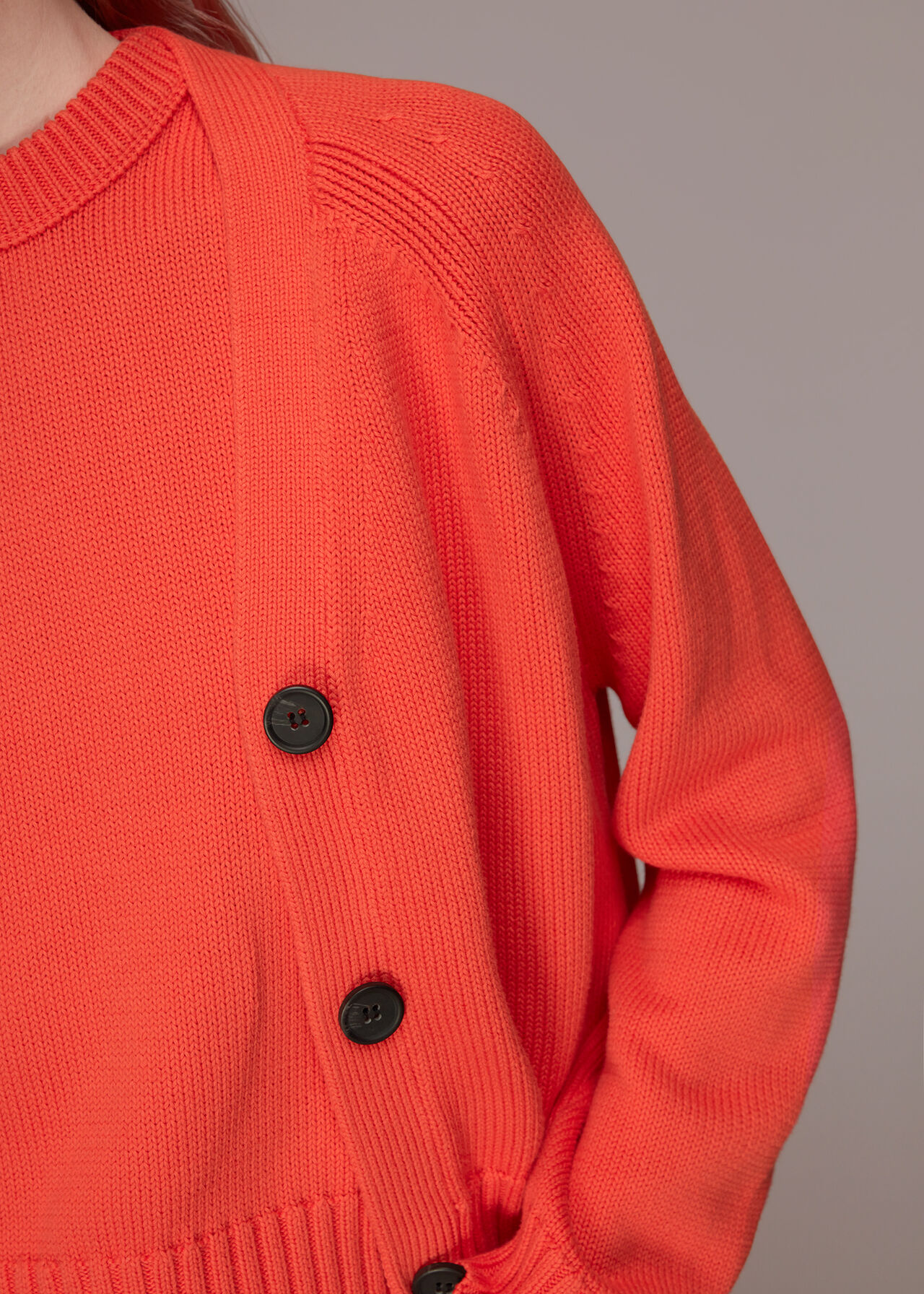 Karine Rib Detail Cardigan