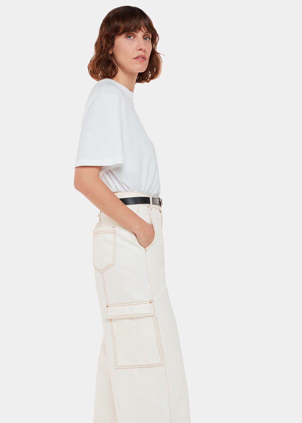 Wide Leg Cargo Jean