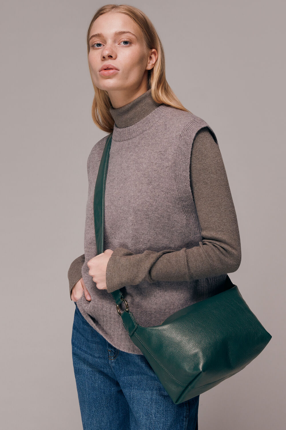 Nessie Slouchy Cube Bag