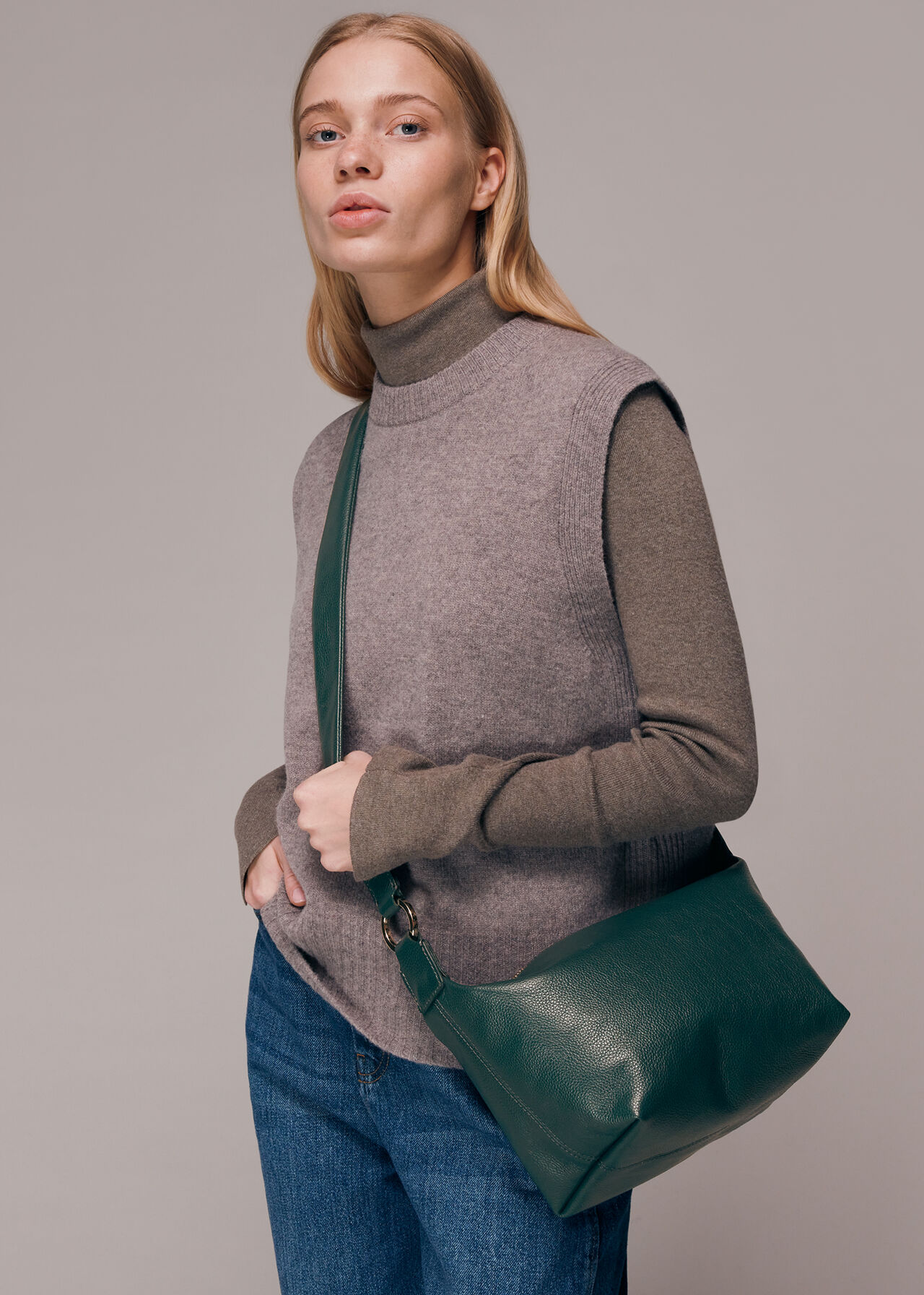 Nessie Slouchy Cube Bag
