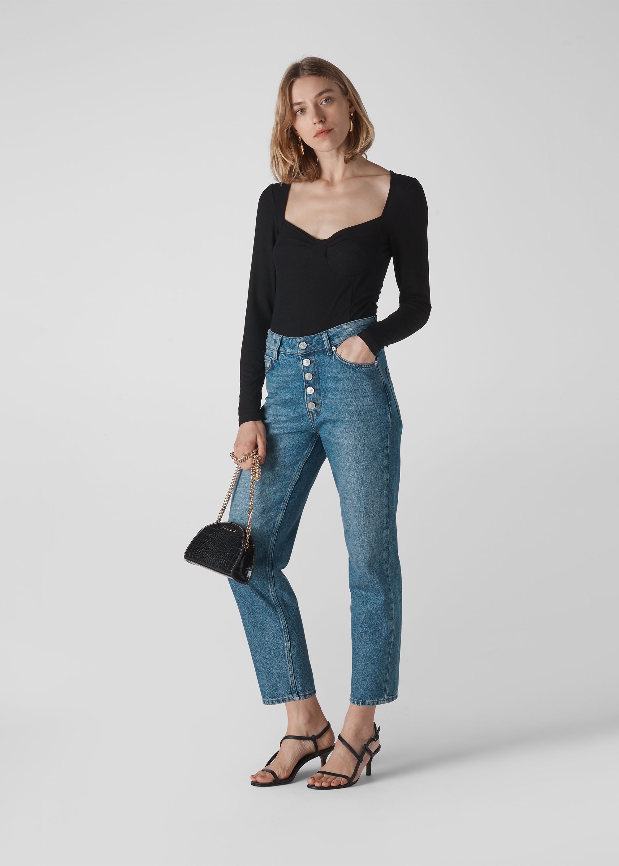Corset tops store with sleeves