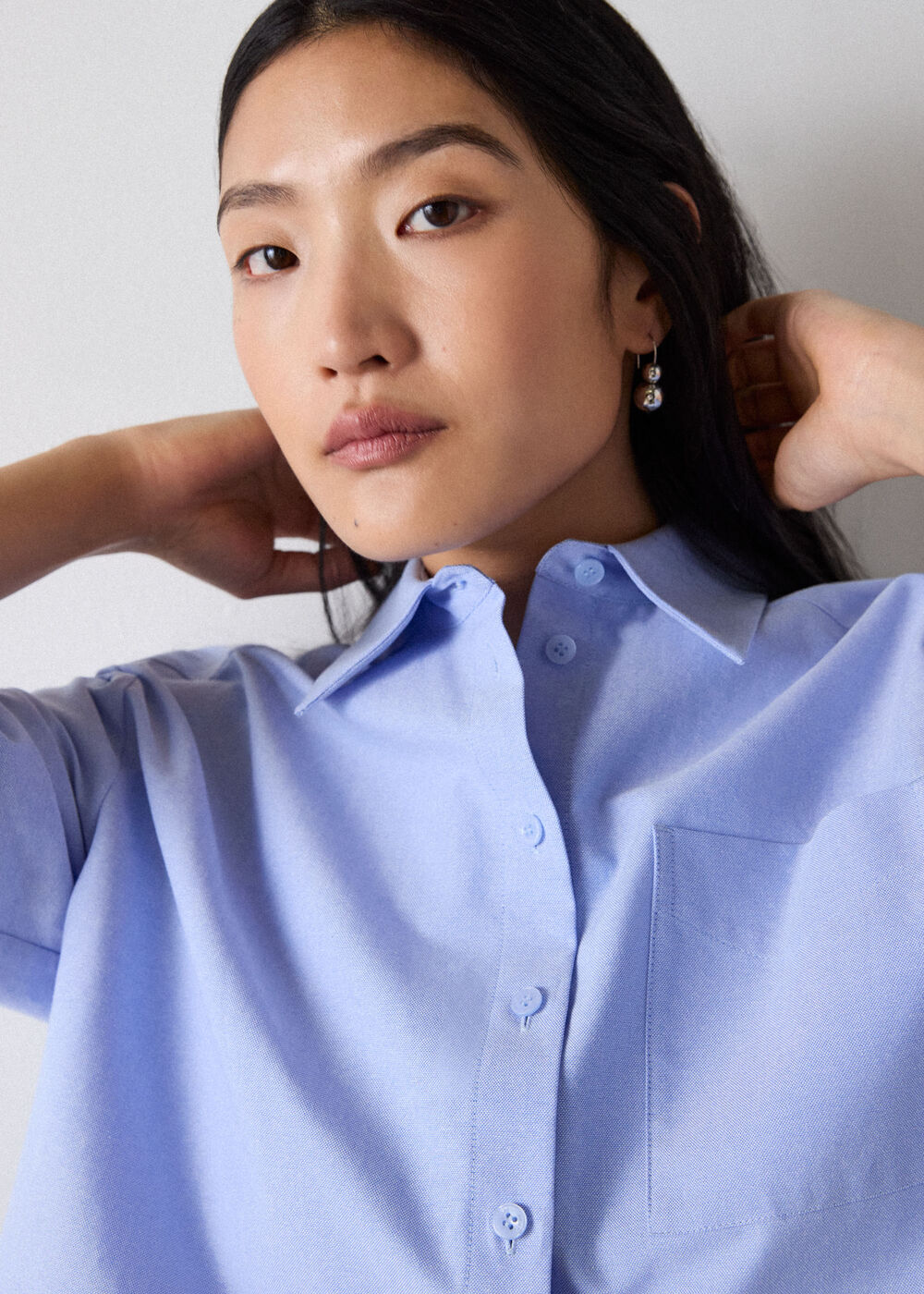 Boxy Oxford Cotton Shirt