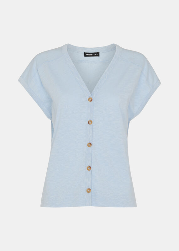 Aubrie Button Through Top