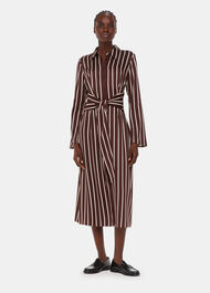 Alex Stripe Shirt Dress