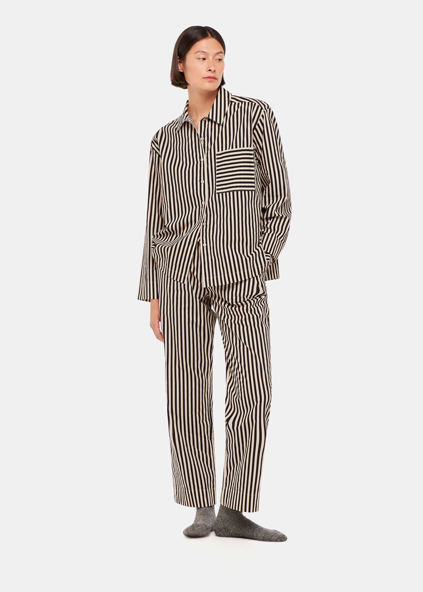送料無料 通販 ファッション whistles-cotton-stripe-pyjama- その他