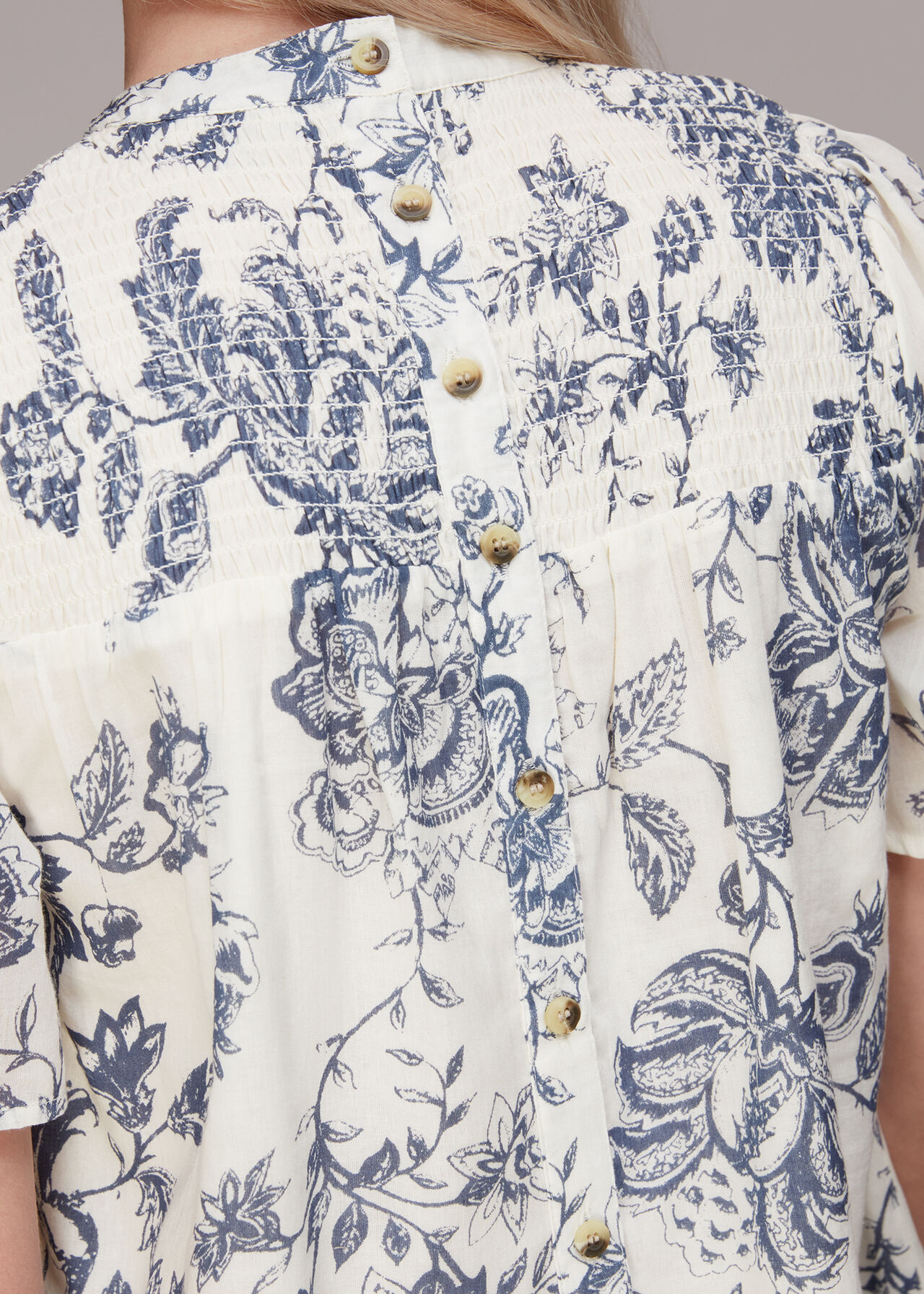 Contemporary Floral Blouse