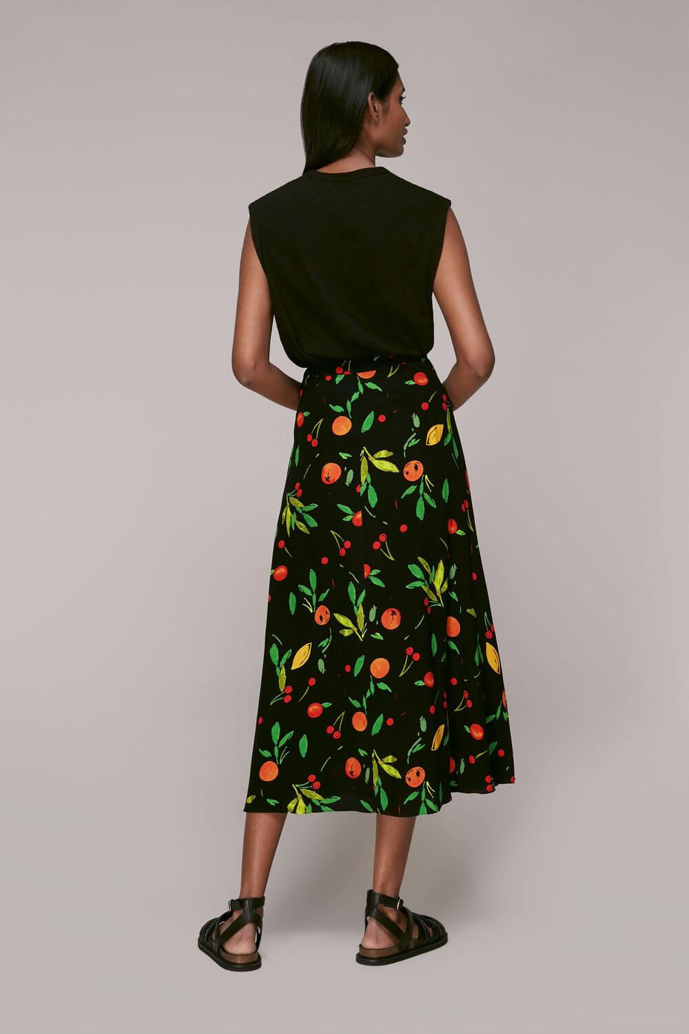 Fruit Print Skirt