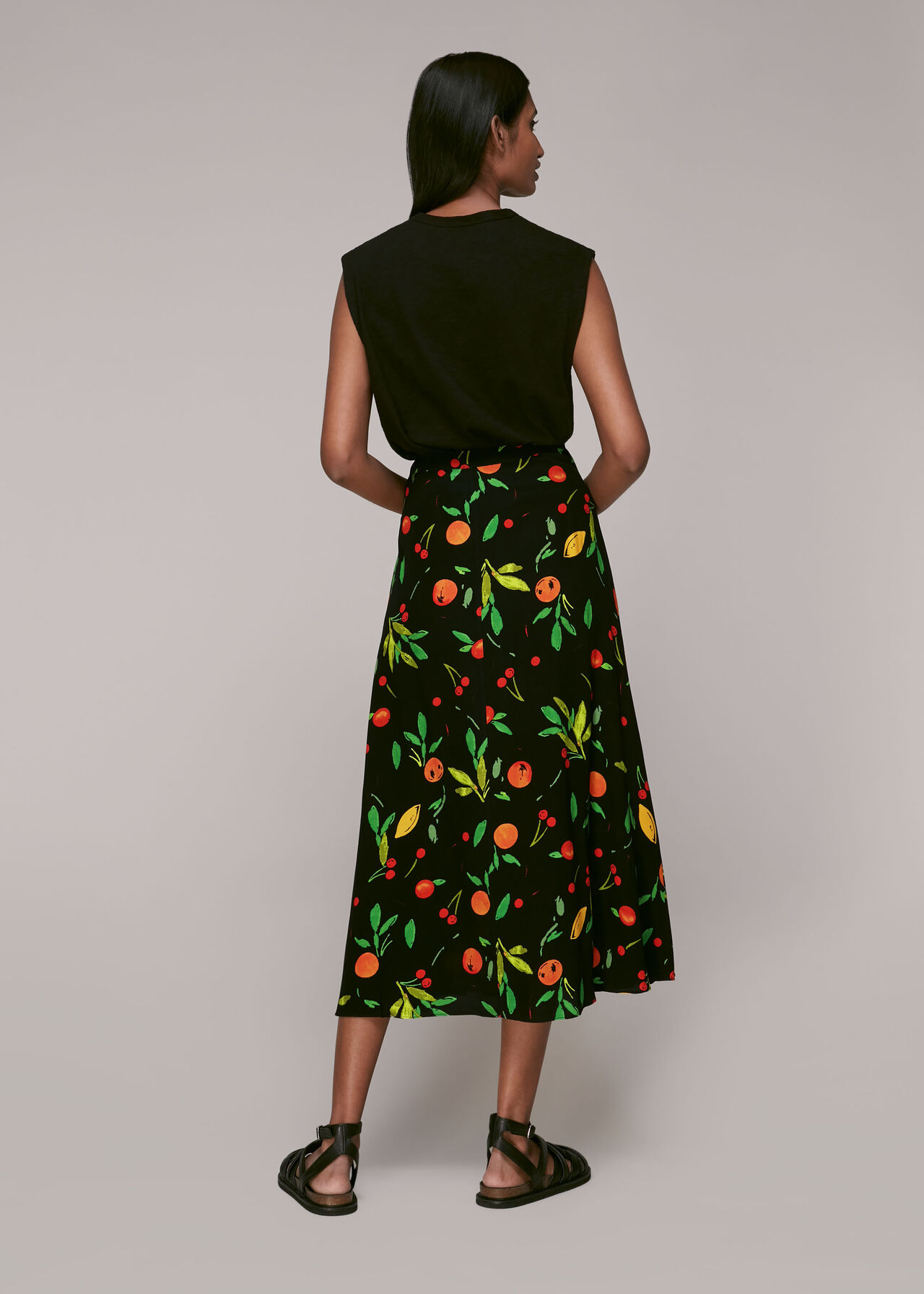 Fruit Print Skirt