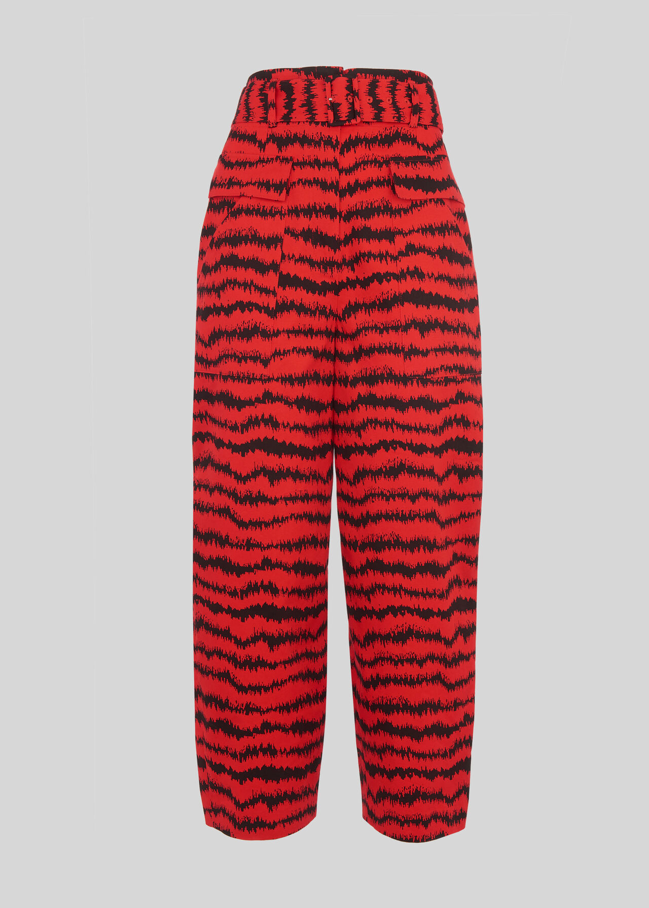 Milla Animal Cargo Trouser Red/Multi