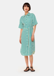 Stripe Linen Blend Dress